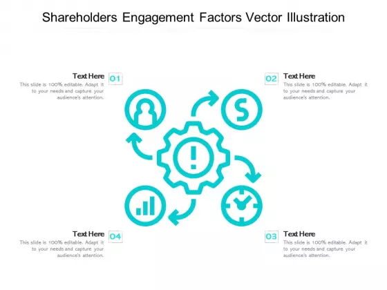 Shareholders Engagement Factors Vector Illustration Ppt PowerPoint Presentation Outline Layout PDF