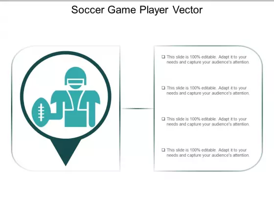 Soccer Game Player Vector Ppt PowerPoint Presentation Layouts Visuals