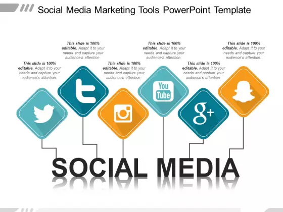 Social Media Free PowerPoint Diagram