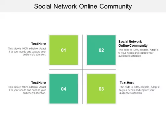 Social Network Online Community Ppt PowerPoint Presentation Summary Shapes Cpb