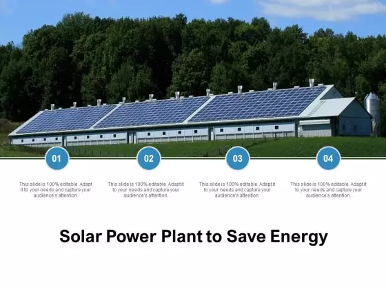 Solar Power Plant To Save Energy Ppt PowerPoint Presentation Professional Influencers