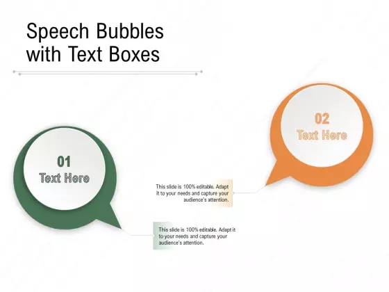 Speech Bubbles With Text Boxes Ppt PowerPoint Presentation Infographics Designs