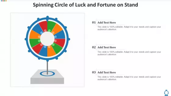 Spinning Circle Of Luck And Fortune On Stand Ideas PDF
