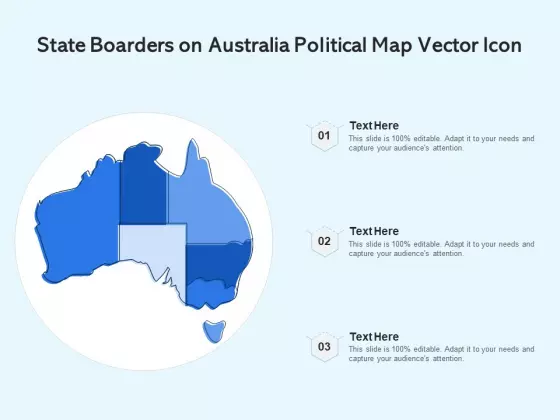 State Boarders On Australia Political Map Vector Icon Ppt PowerPoint Presentation File Show PDF