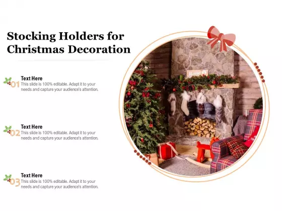 Stocking Holders For Christmas Decoration Ppt PowerPoint Presentation Slides Deck PDF
