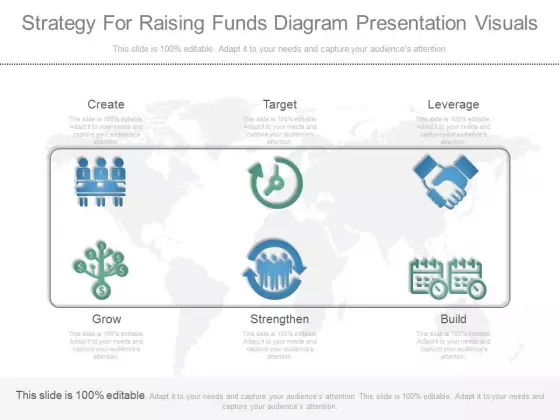 Strategy For Raising Funds Diagram Presentation Visuals