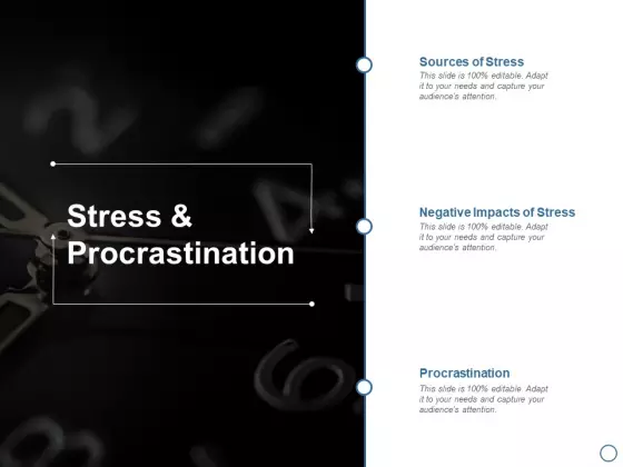 Stress And Procrastination Ppt PowerPoint Presentation Icon Shapes