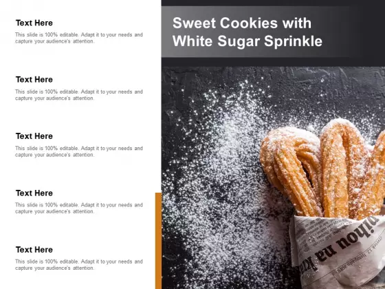 Sweet Cookies With White Sugar Sprinkle Ppt PowerPoint Presentation Pictures Smartart