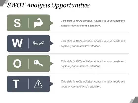 Swot Analysis Opportunities Ppt PowerPoint Presentation Deck
