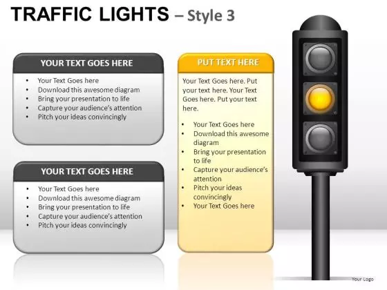 Signals Stop Traffic Lights PowerPoint Slides And Ppt Diagram Templates