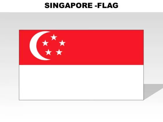 Singapore Country PowerPoint Flags