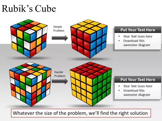 Solution Rubiks Cube PowerPoint Slides And Ppt Clipart Graphics