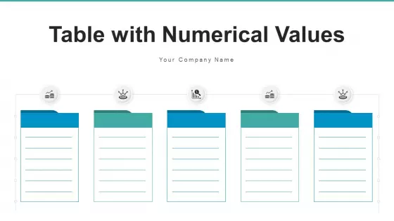 Table With Numerical Values Profitability Ppt PowerPoint Presentation Complete Deck With Slides