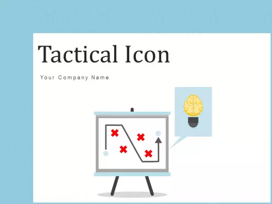 Tactical Icon Plan Goals Ppt PowerPoint Presentation Complete Deck With Slides