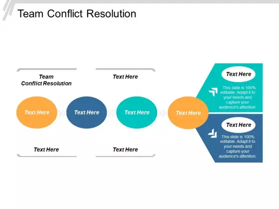 Team Conflict Resolution Ppt PowerPoint Presentation Model Ideas Cpb