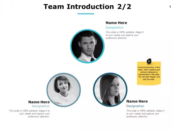 Team Introduction Teamwork Ppt PowerPoint Presentation Show Demonstration