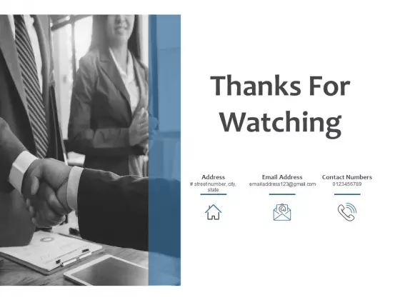 Thanks For Watching Fixed Investment Analysis Ppt PowerPoint Presentation Infographic Template Show