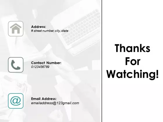 Thanks For Watching Ppt PowerPoint Presentation Styles Show