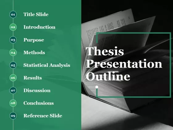 Thesis Presentation Outline Ppt PowerPoint Presentation Icon Microsoft