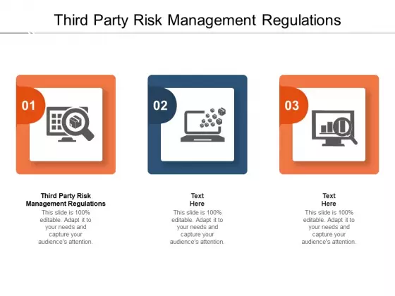 Third Party Risk Management Regulations Ppt PowerPoint Presentation Infographic Template Portrait Cpb Pdf