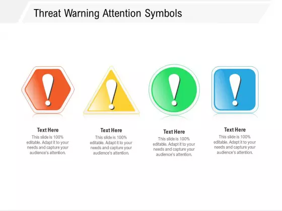 Threat Warning Attention Symbols Ppt PowerPoint Presentation Icon Portfolio PDF
