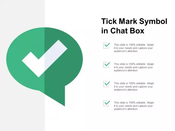 Tick Mark Symbol In Chat Box Ppt PowerPoint Presentation Professional Graphics Download