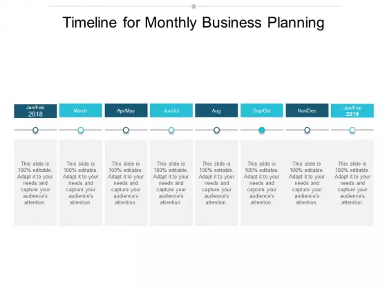 Timeline For Monthly Business Planning Ppt Powerpoint Presentation Styles Graphics
