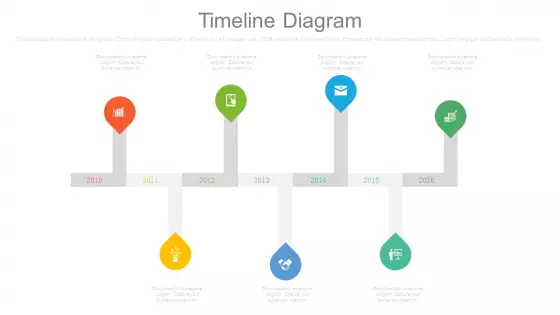 Timeline Infographic Chart For Business Agenda Powerpoint Slides