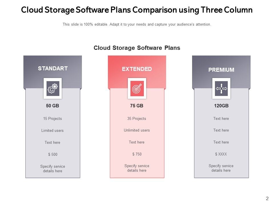 3 Column Table Comparison Comparison Product Ppt PowerPoint