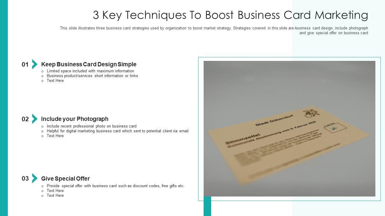 3_Key_Techniques_To_Boost_Business_Card_Marketing_Ppt_Icon_Examples_PDF_Slide_1.jpg