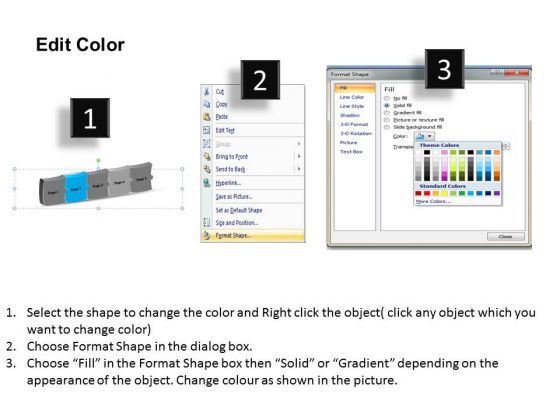 3d Consecutive Flow Process 5 Concepts Ppt Tech Support Chart ...