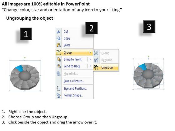 3d Puzzle 12 Staged Process Diagram Ppt Business Plan Writer PowerPoint