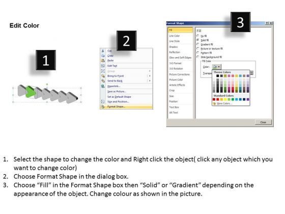 3d Regular Implementation 7 Steps Ppt Free Flowchart PowerPoint Slides Slide03