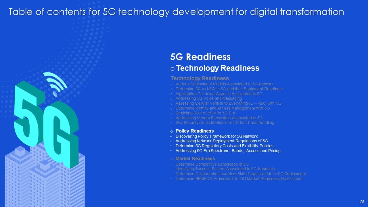 5G Technology Development For Digital Transformation Ppt PowerPoint Presentation Complete With Slides Slide28