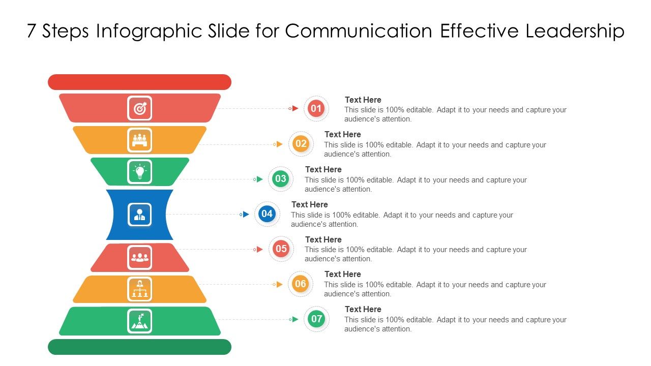 7 Steps Infographic Slide For Communication Effective Leadership Ppt ...