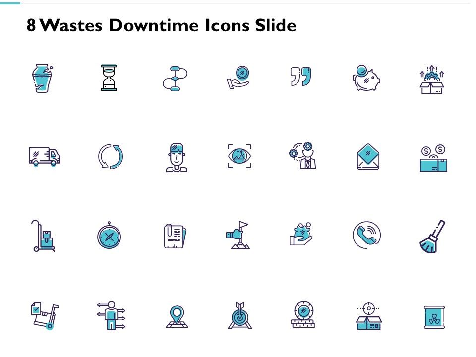 8_Wastes_Downtime_Icons_Slide_Opposition_Ppt_PowerPoint_Presentation_Outline_Images_Slide_1.jpg