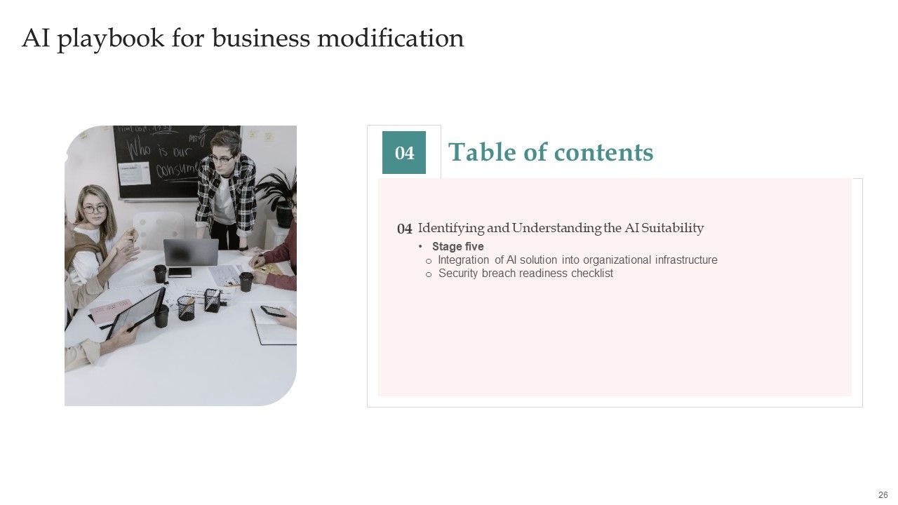 AI Playbook For Business Modification Ppt PowerPoint Presentation Complete Deck With Slides Slide26
