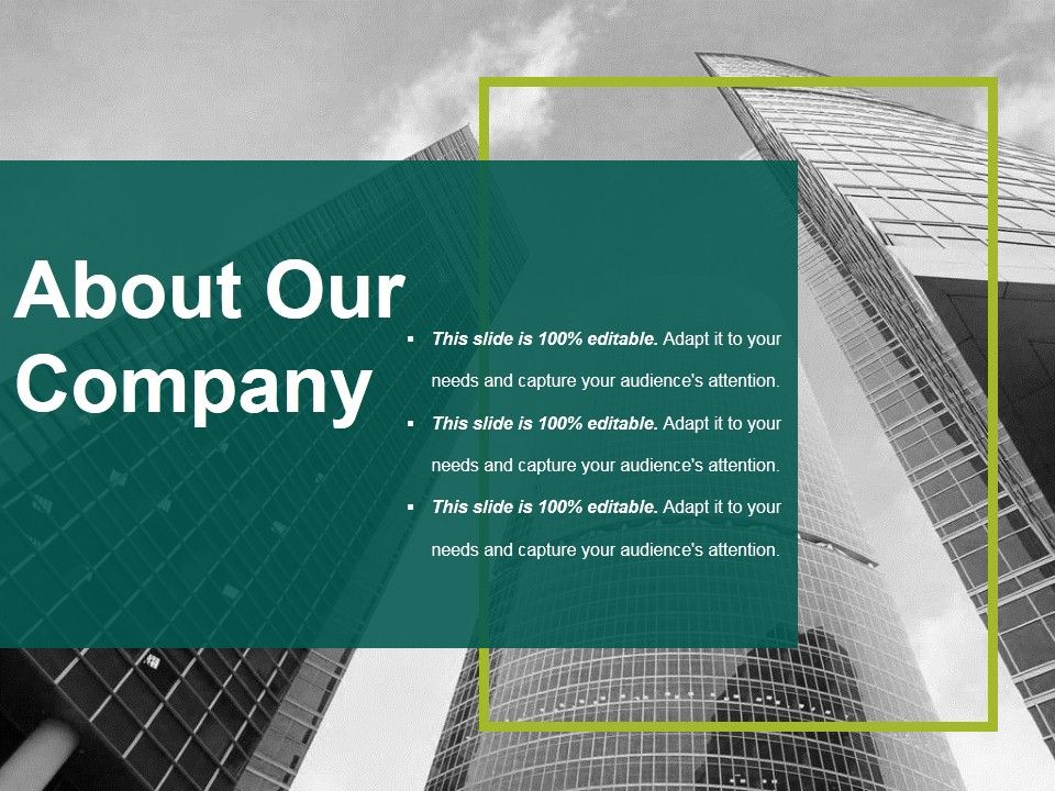 about our company ppt powerpoint presentation gallery images