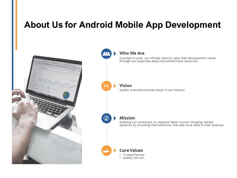 About Us For Android Mobile App Development Ppt PowerPoint Presentation ...