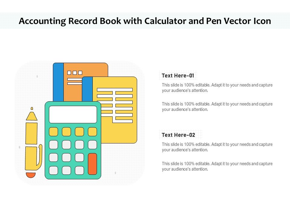 Accounting_Record_Book_With_Calculator_And_Pen_Vector_Icon_Ppt_PowerPoint_Presentation_Examples_PDF_Slide_1.jpg