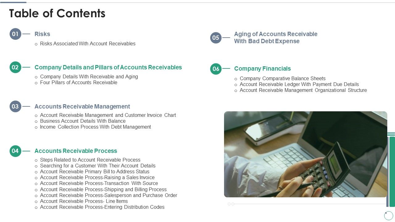 Accounts_Receivables_Optimization_Techniques_Table_Of_Contents_Sample_PDF_Slide_1.jpg
