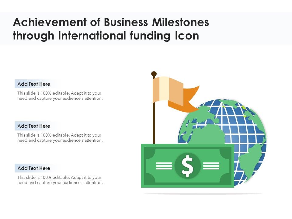 Achievement_Of_Business_Milestones_Through_International_Funding_Icon_Ppt_PowerPoint_Presentation_Gallery_Icon_PDF_Slide_1.jpg