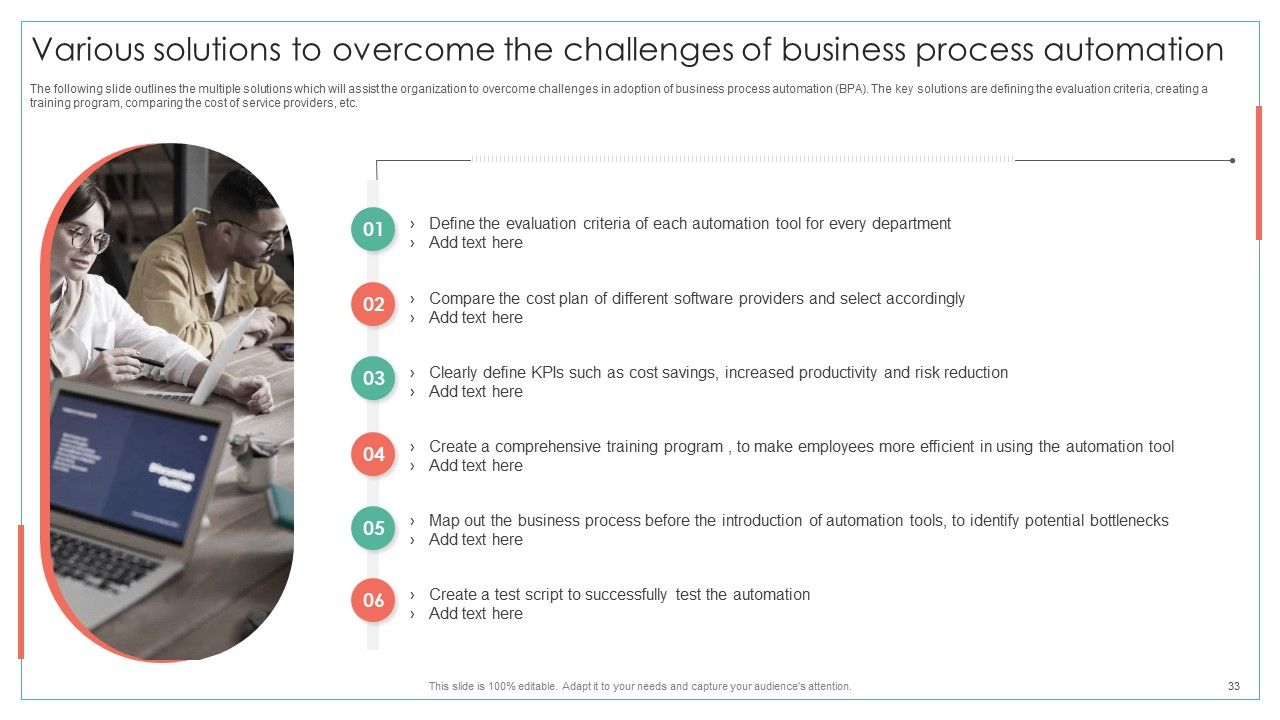 Achieving Operational Efficiency Using Digital Transformation Tools Ppt PowerPoint Presentation Complete Deck With Slides Slide33
