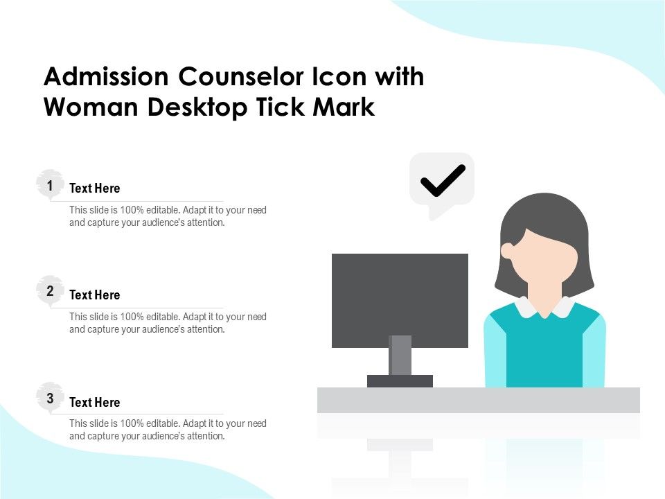Admission_Counselor_Icon_With_Woman_Desktop_Tick_Mark_Ppt_PowerPoint_Presentation_File_Sample_PDF_Slide_1.jpg