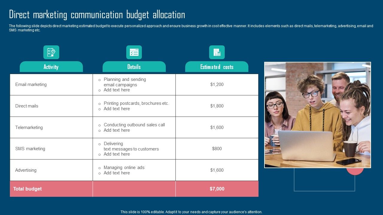 Adopting_IMC_Technique_To_Boost_Brand_Recognition_Direct_Marketing_Communication_Budget_Allocation_Icons_PDF_Slide_1.jpg
