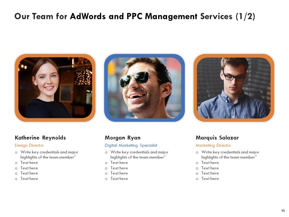 Adwords And PPC Management Proposal Ppt PowerPoint Presentation Complete Deck With Slides Slide19