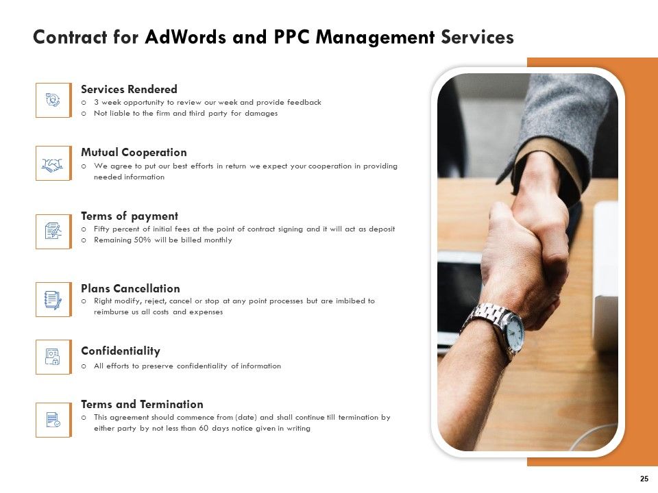 Adwords And PPC Management Proposal Ppt PowerPoint Presentation Complete Deck With Slides Slide25
