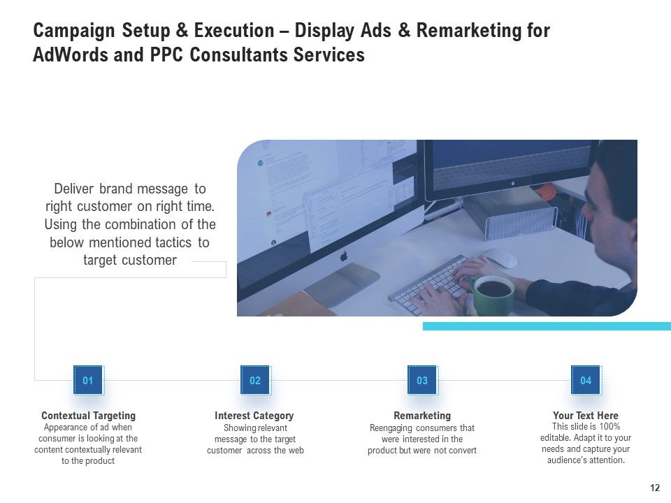Adwords And PPC Management Services Proposal Ppt PowerPoint Presentation Complete Deck With Slides Slide12