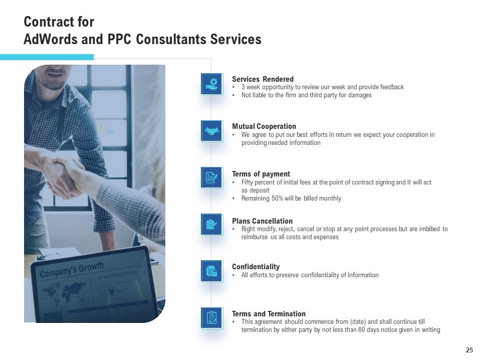 Adwords And PPC Management Services Proposal Ppt PowerPoint Presentation Complete Deck With Slides Slide25