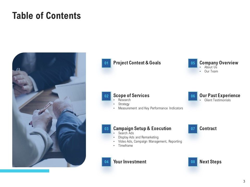 Adwords And PPC Management Services Proposal Ppt PowerPoint Presentation Complete Deck With Slides Slide03
